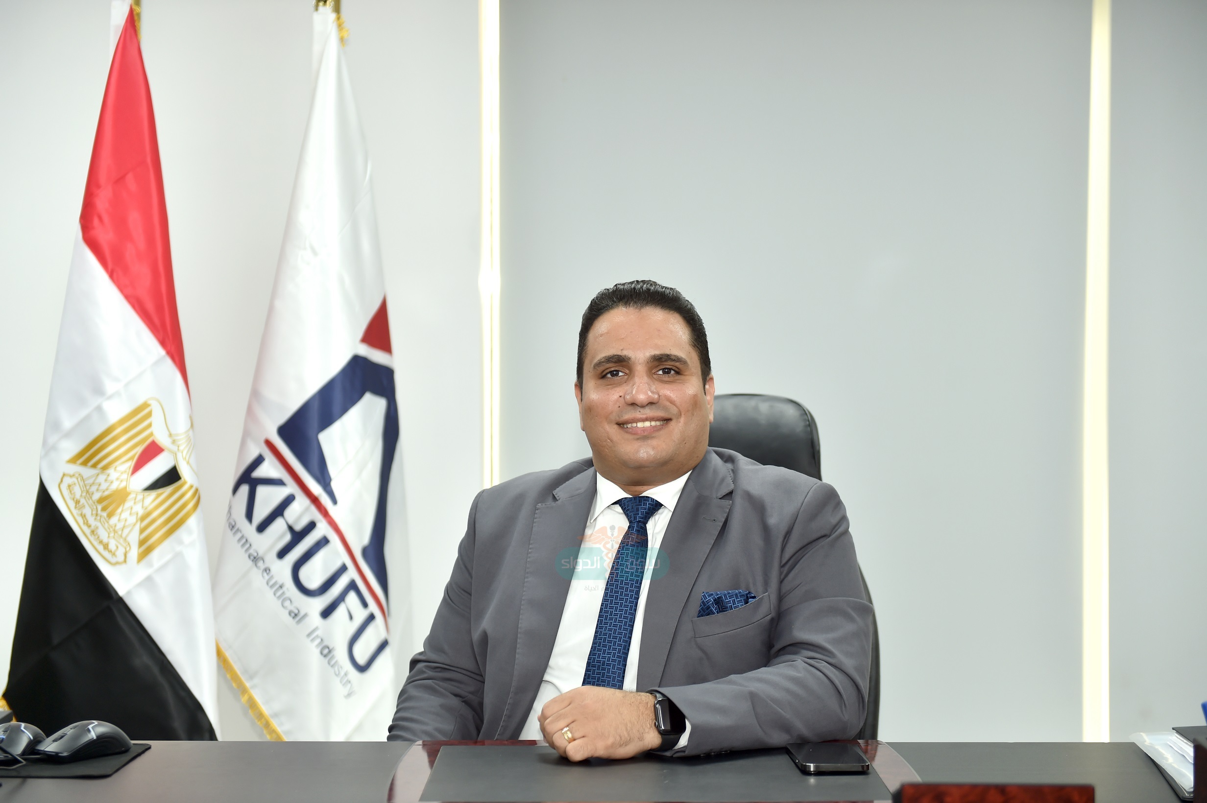 المهندس عماد روفائيل رئيس مجلس إدارة شركة «خوفو فارما» للصِّناعات الدوائية