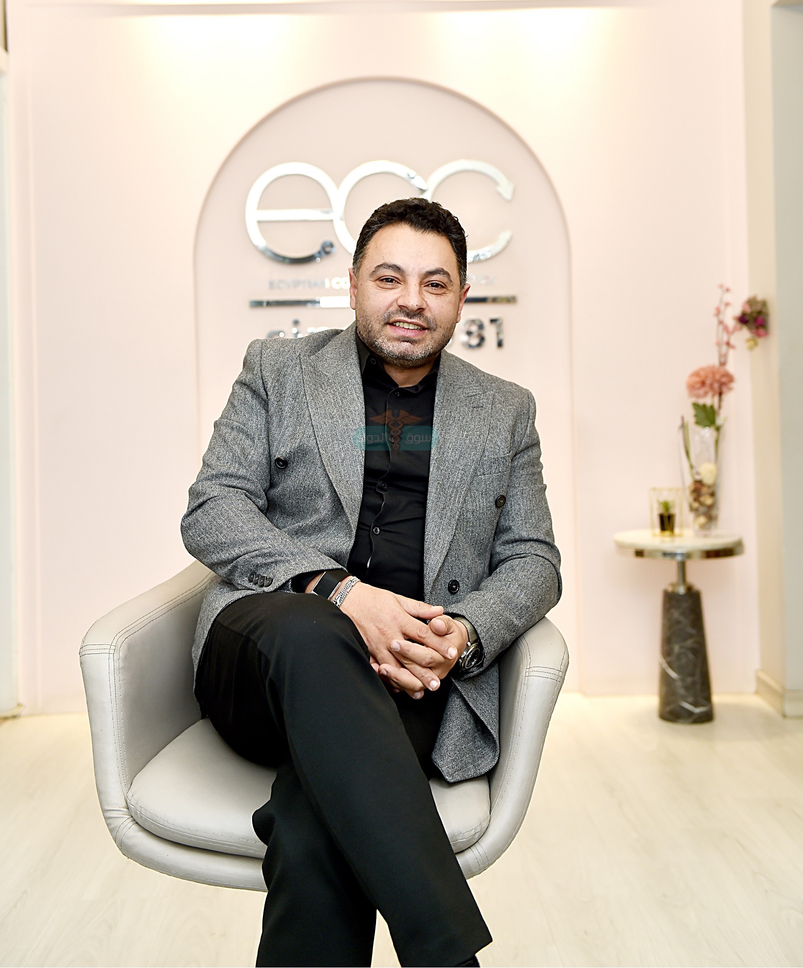 الدكتور محمد صلاح الرئيس التنفيذى للشركة المصرية لمستحضرات التجميل (ECC)