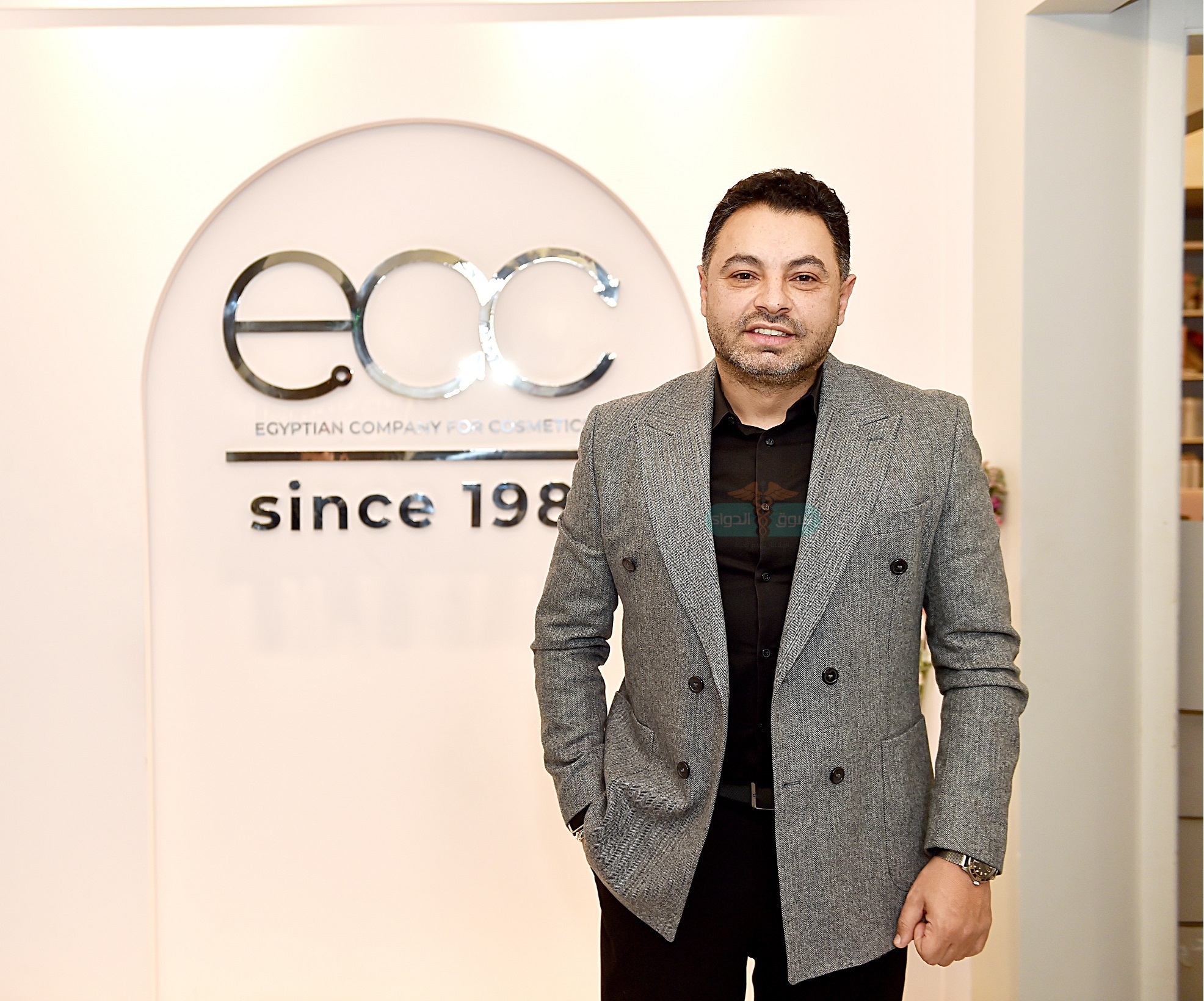 الدكتور محمد صلاح الرئيس التنفيذى للشركة المصرية لمستحضرات التجميل (ECC)