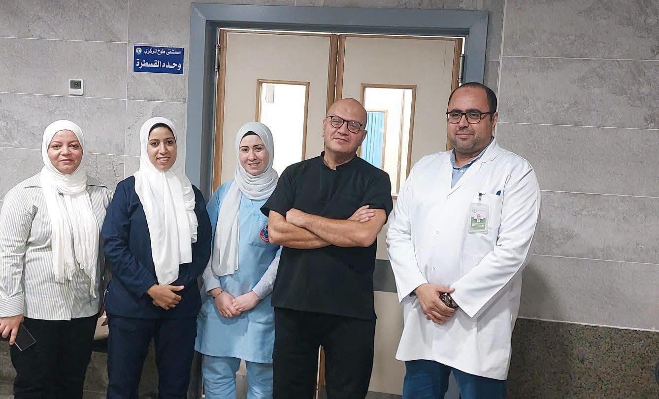 الدكتور شريف الدجدج يجري أول قسطرة مخية تشخيصية بمستشفى طوخ المركزي بمحافظة القليوبية
