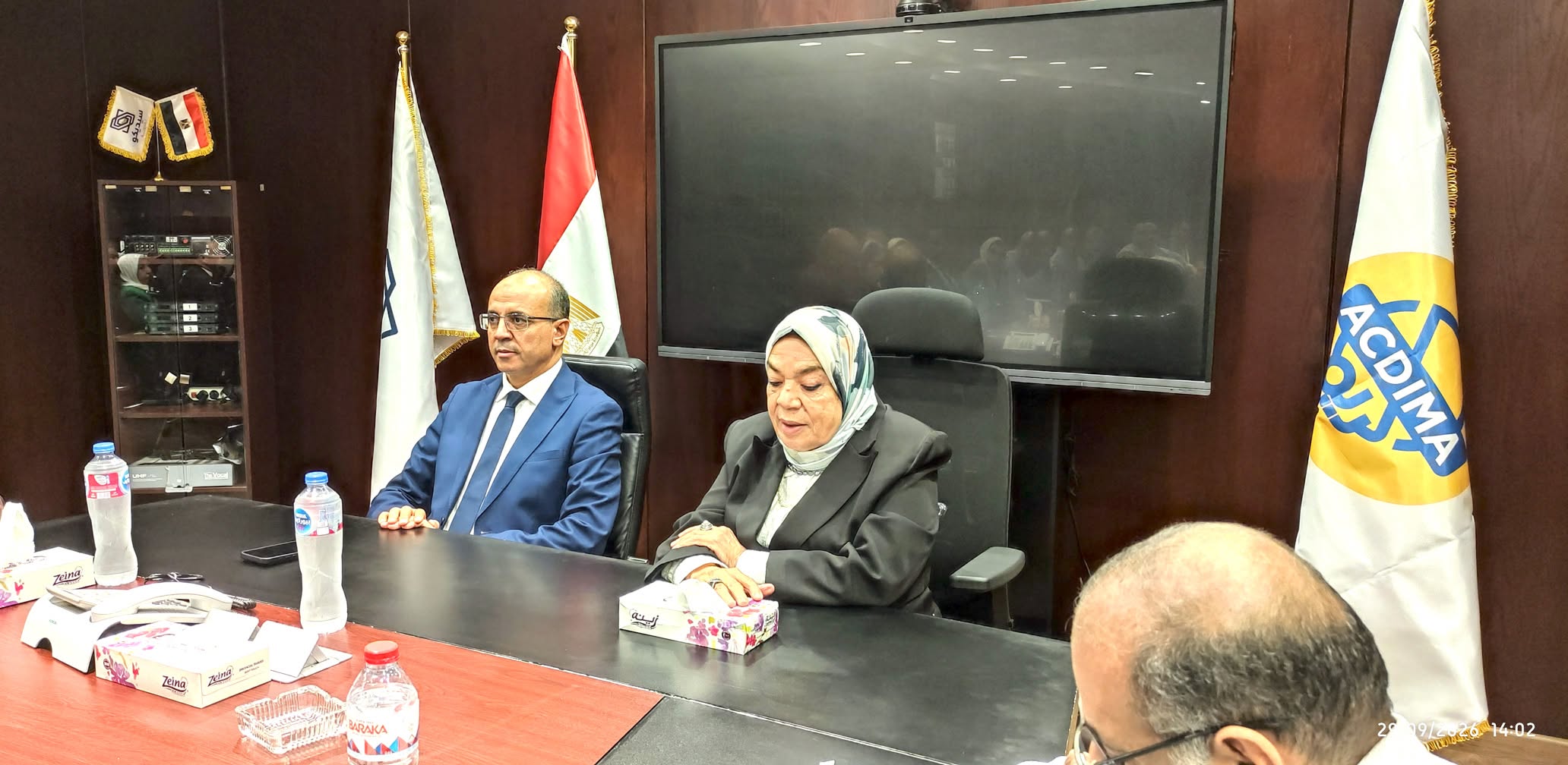 ألفت غراب تبحث مع قيادات سيديكو خطط النمو وتعزيز الابتكار